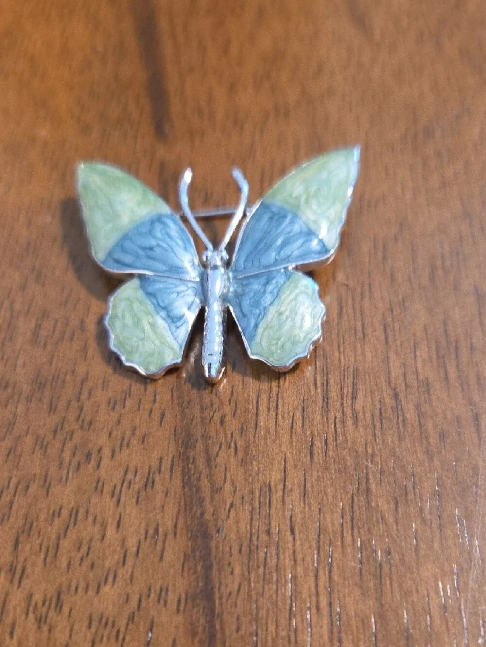 Enamel Butterfly, Dragonfly & Heart Brooch Set - Pink & Green
